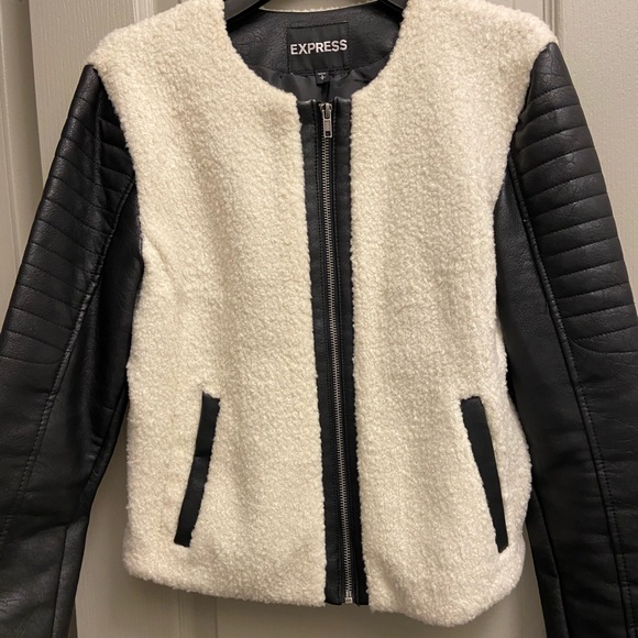 Express Quilted Moto Jacket - Picture 1 of 4
